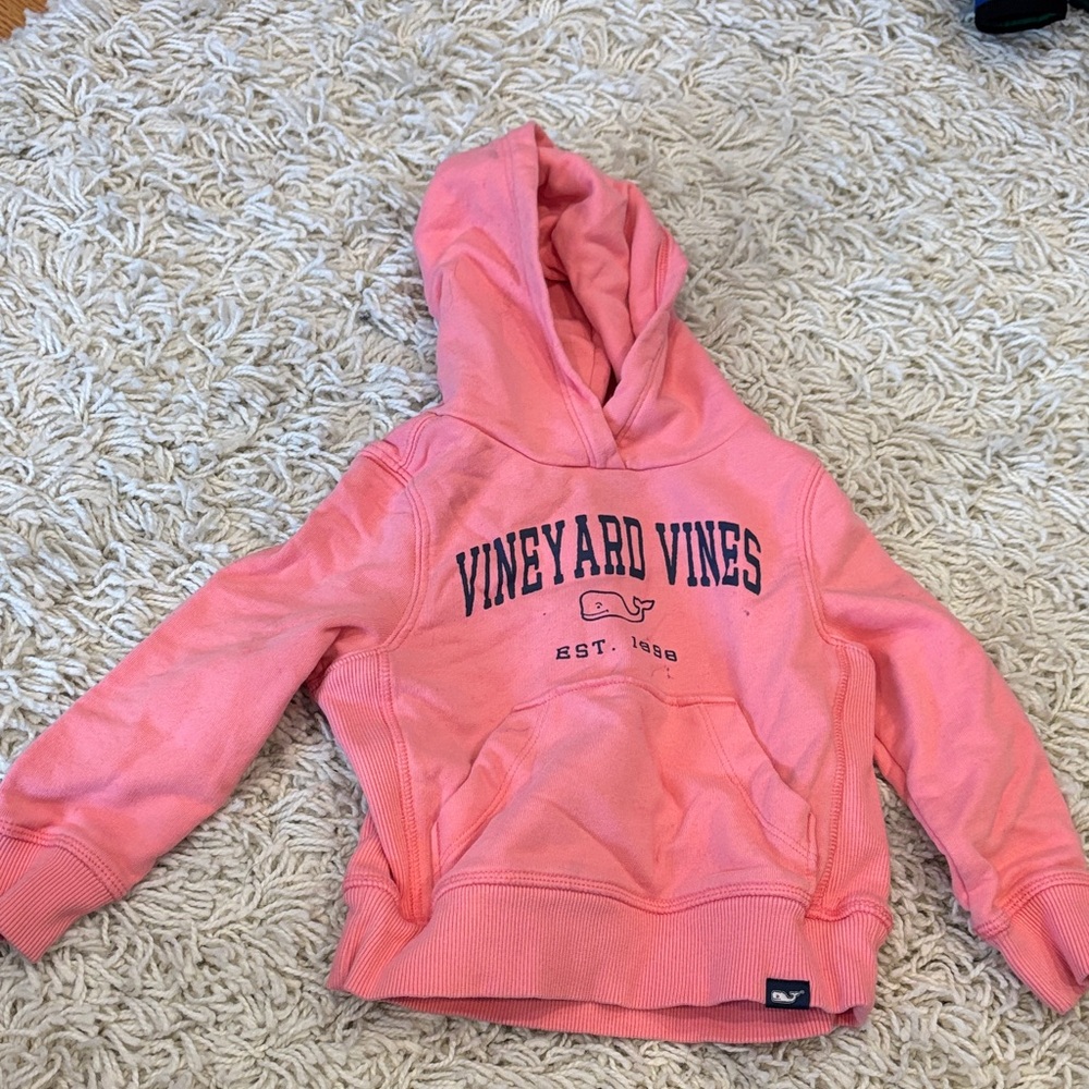 Vineyard Vines Coral Kids Hoodie